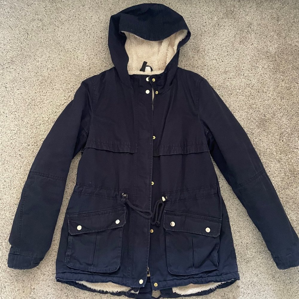 H&M Navy Blue Coat